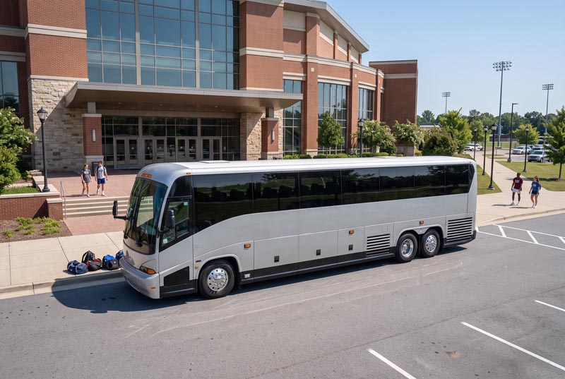 Sports Team Charter Bus Rentals in Gaithersburg, MD